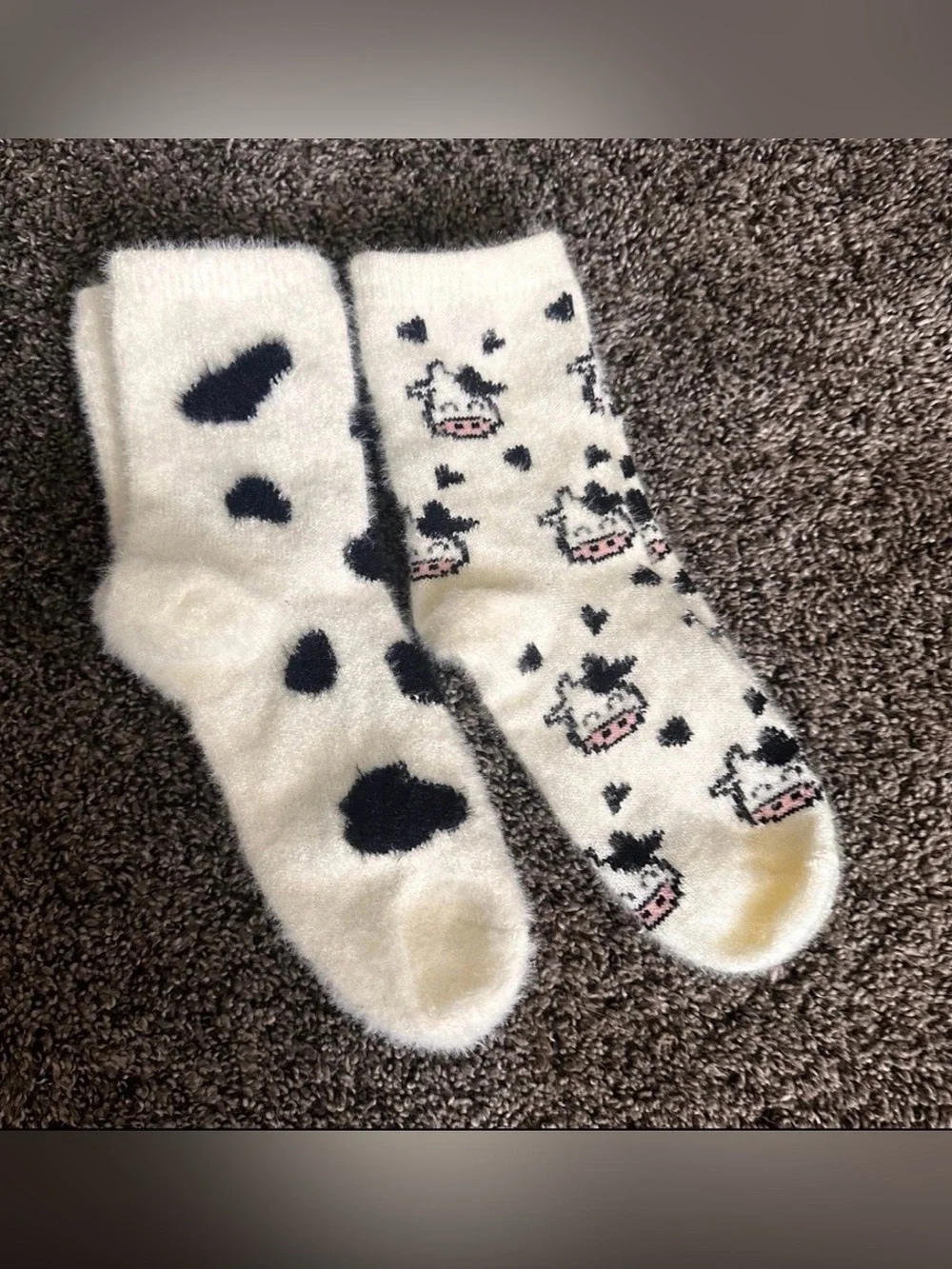 New Girls Cow Socks 0340